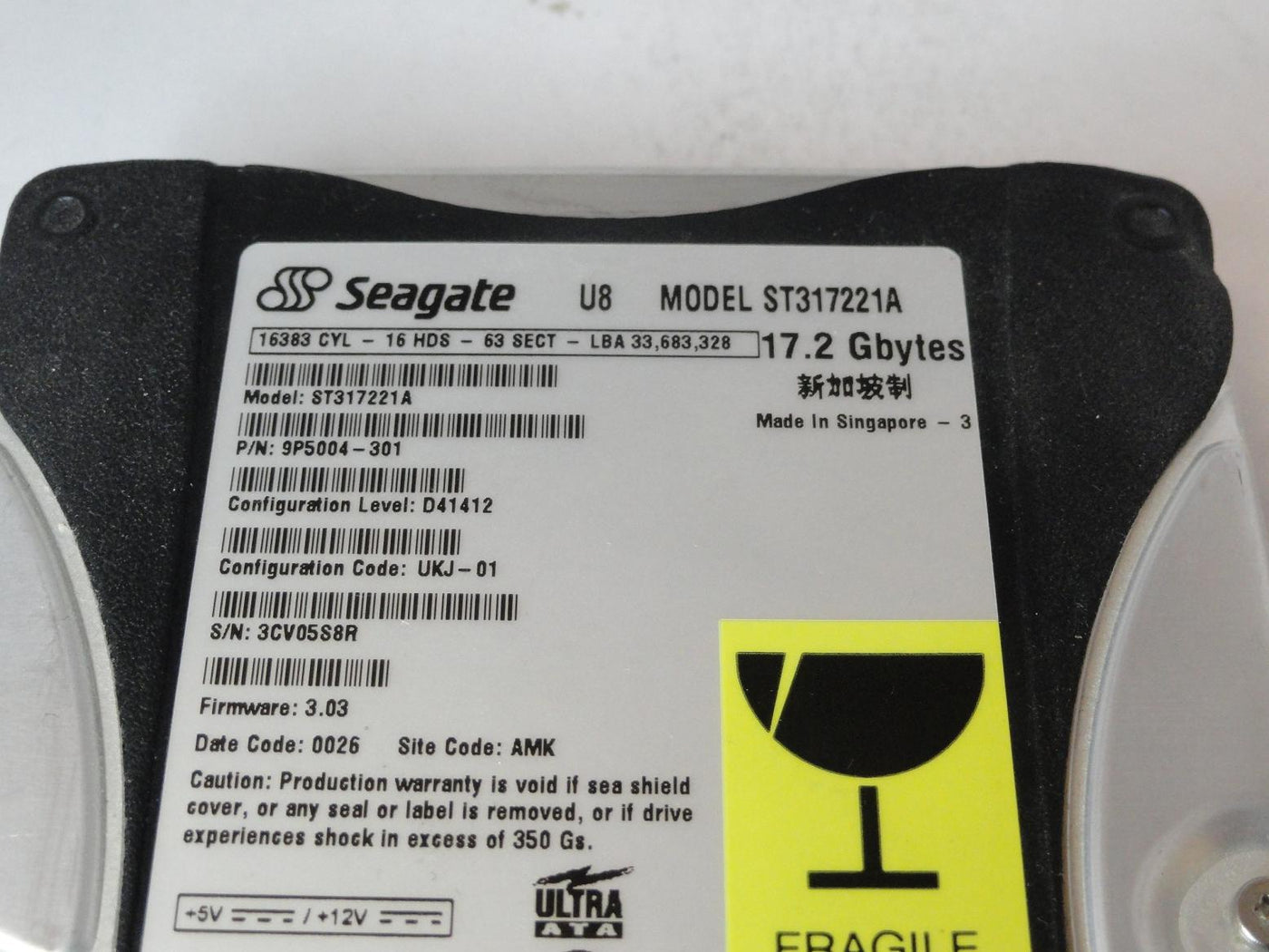 PR22588_9P5004-301_Seagate 17.2Gb IDE 5400rpm 3.5in HDD - Image3