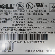 PR03107_NPS-210AB C_Dell Optiplex 210W Power Supply 240 VAC 3A - Image3