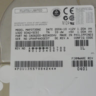 390-0157 - Sun/Fujitsu 73GB 10K RPM 3.5" U320 80 PIN SCSI - Refurbished
