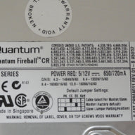 CR84A011 - Quantum Fireball 8.4GB IDE 5400rpm 3.5in HDD - Refurbished