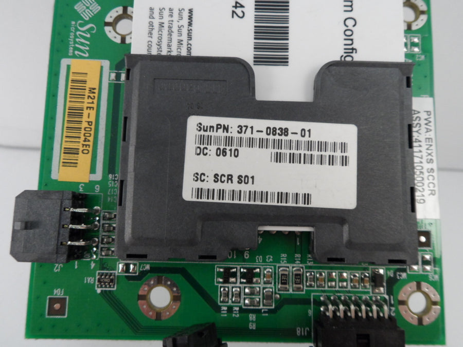 371-0838-01 - System Configuration Card Reader for V210/V240/Netra240/Netra440 - Refurbished