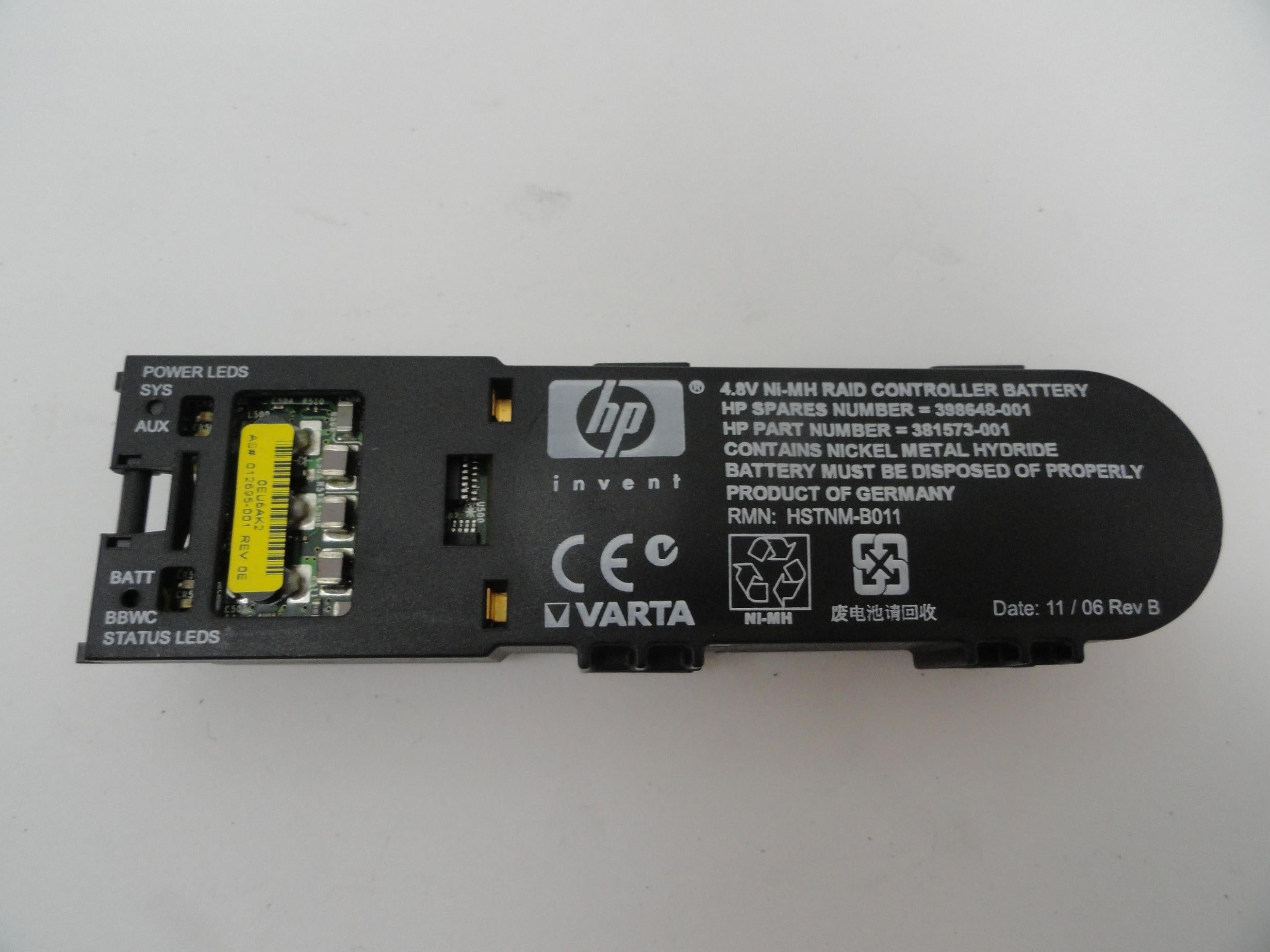 PR12832_381573-001_HP 4.8V Ni-MH Raid Controller Battery - Image3