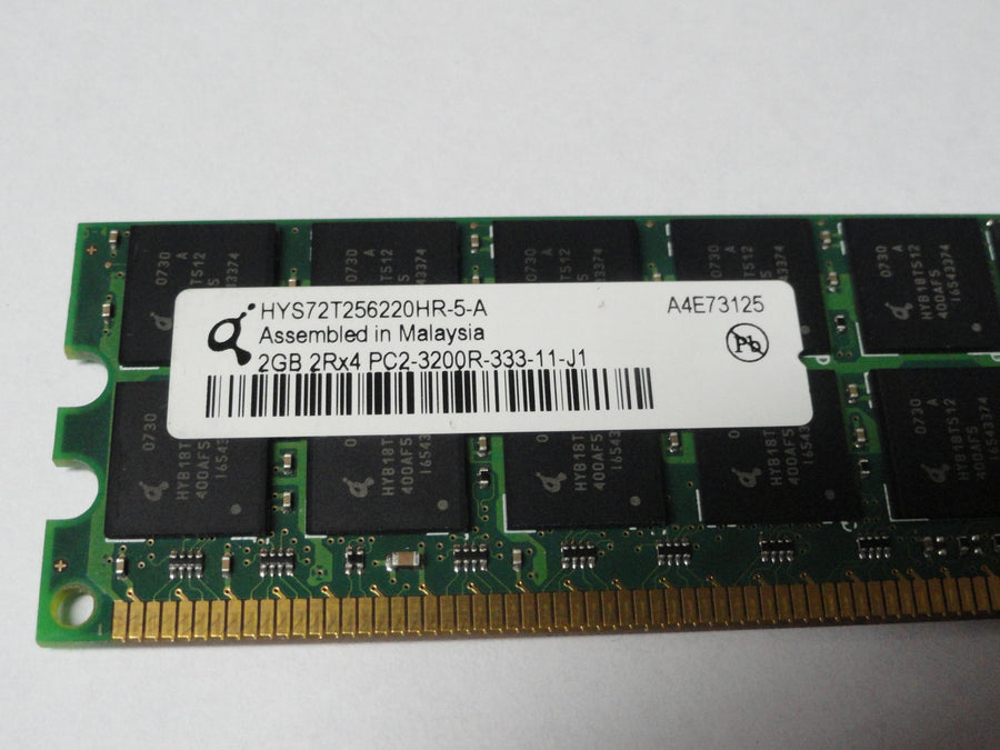 PR16052_PC2-3200R-333-11-J1_Qimonda 2Gb ECC Registered 240Pin RDIMM RAM - Image2