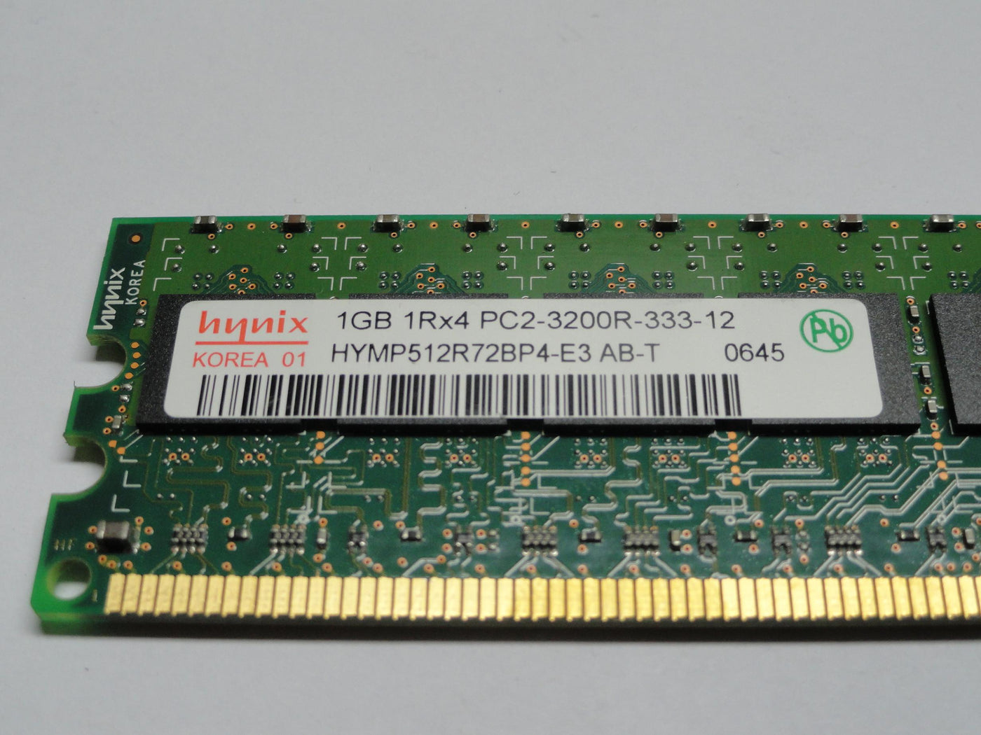 PR16063_HYMP512R72BP4-E3_Hynix 1GB PC2-3200 ECC Registered DIMM - Image2