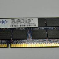 PC2-5300S-555-13-F1.667 - Nanya 2GB 200p PC2-5300 CL5 DDR2-667 SODIMM Memory Module - Refurbished