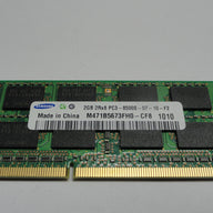 PC3-8500S-07-10-F2 - Samsung 2Gb 204 Pin PC3-8500 CL7 DDR3-1066 16c 128x8 2Rx8 1.5V SODIMM Mmeory Module - Refurbished