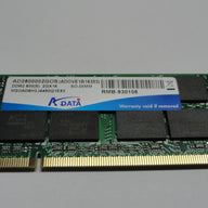 AD2800002GOS - A-Data 2Gb 200 Pin PC2-6400 CL6 DDR2-800 16c 128x8 2Rx8 1.8V SODIMM - Refurbished