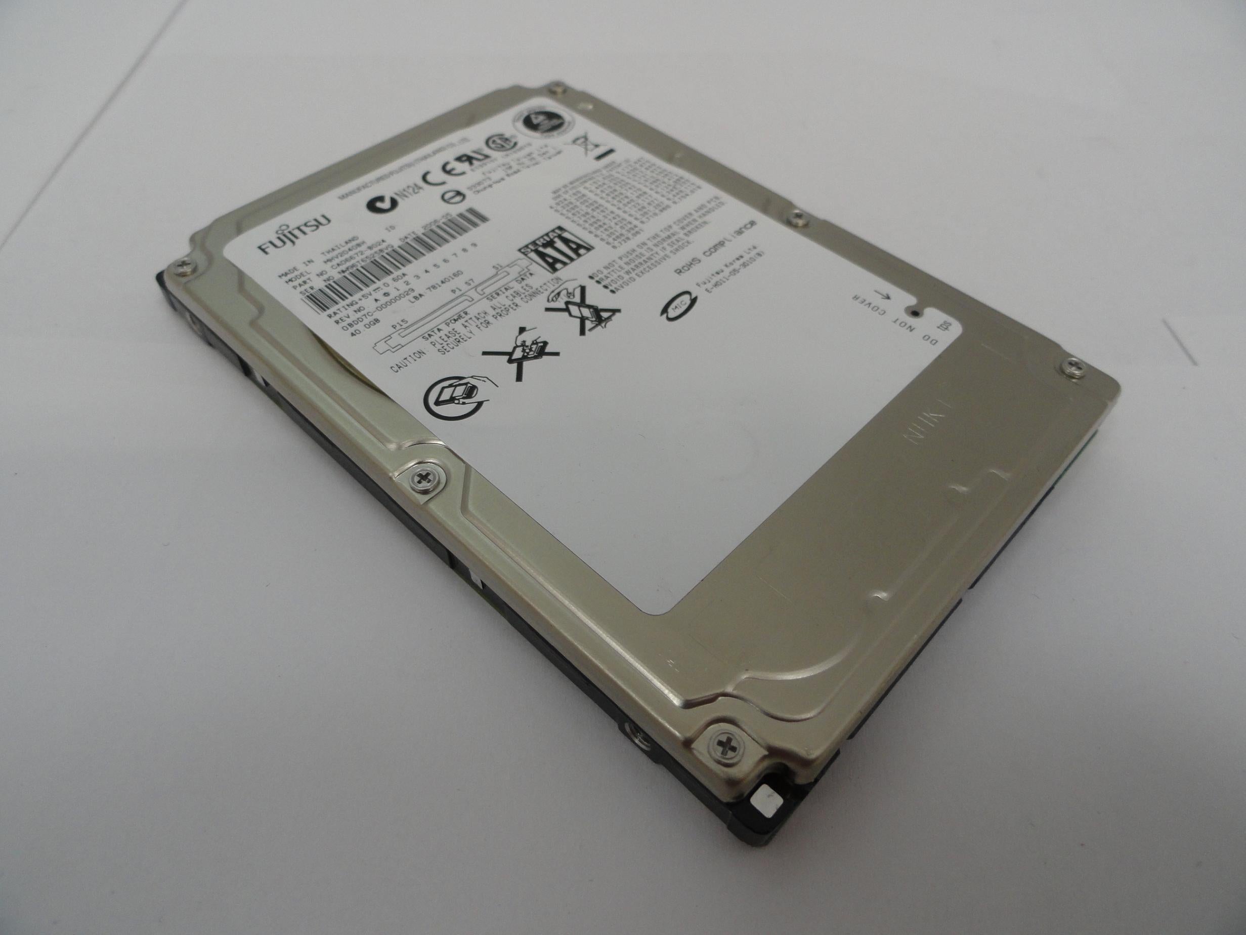PR18076_CA06672-B024_Fujitsu 40GB IDE 5400rpm 2.5in HDD - Image4