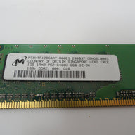 MT8HTF12864AY-800E1 - HP Micron 1Gb PC2-6400 DDR2-800MHz Non-ECC CL6 240-Pin DIMM RAM Module - Refurbished