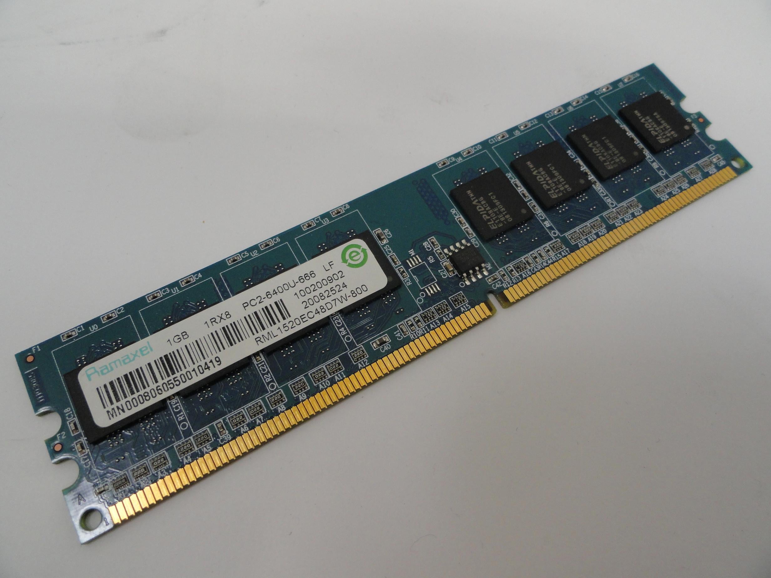 PR16344_RML1520EC48D7W-800_HP 1Gb PC2-6400 DDR2-800MHz DIMM RAM Module - Image3
