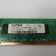 EBE11UD8AJWA-8G-E - HP Elpida 1Gb PC2-6400 DDR2-800MHz Non-ECC CL6 240-Pin DIMM RAM Module - Refurbished