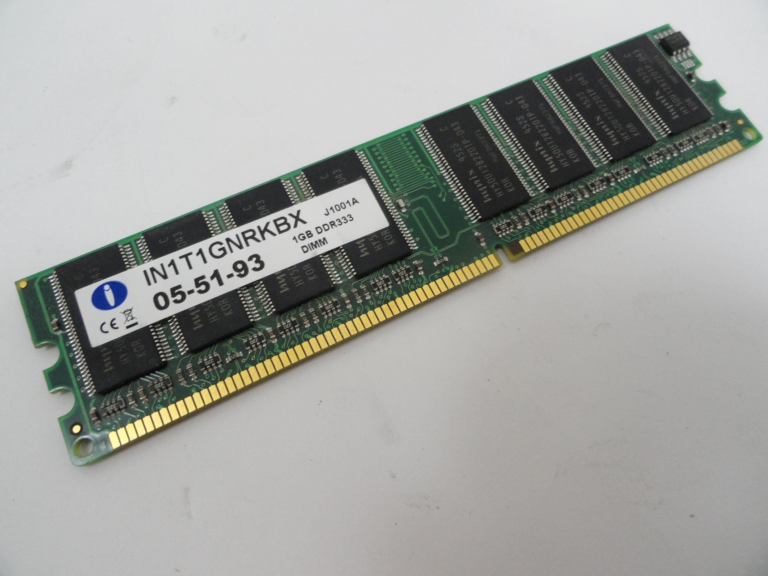 PR16352_IN1T1GNRKBX_Integral 1GB PC-2700 DDR333 DIMM RAM - Image2