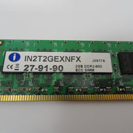IN2T2GEXNFX - Integral 2Gb DDR2-800 PC2-6400 ECC DIMM RAM Module - Refurbished
