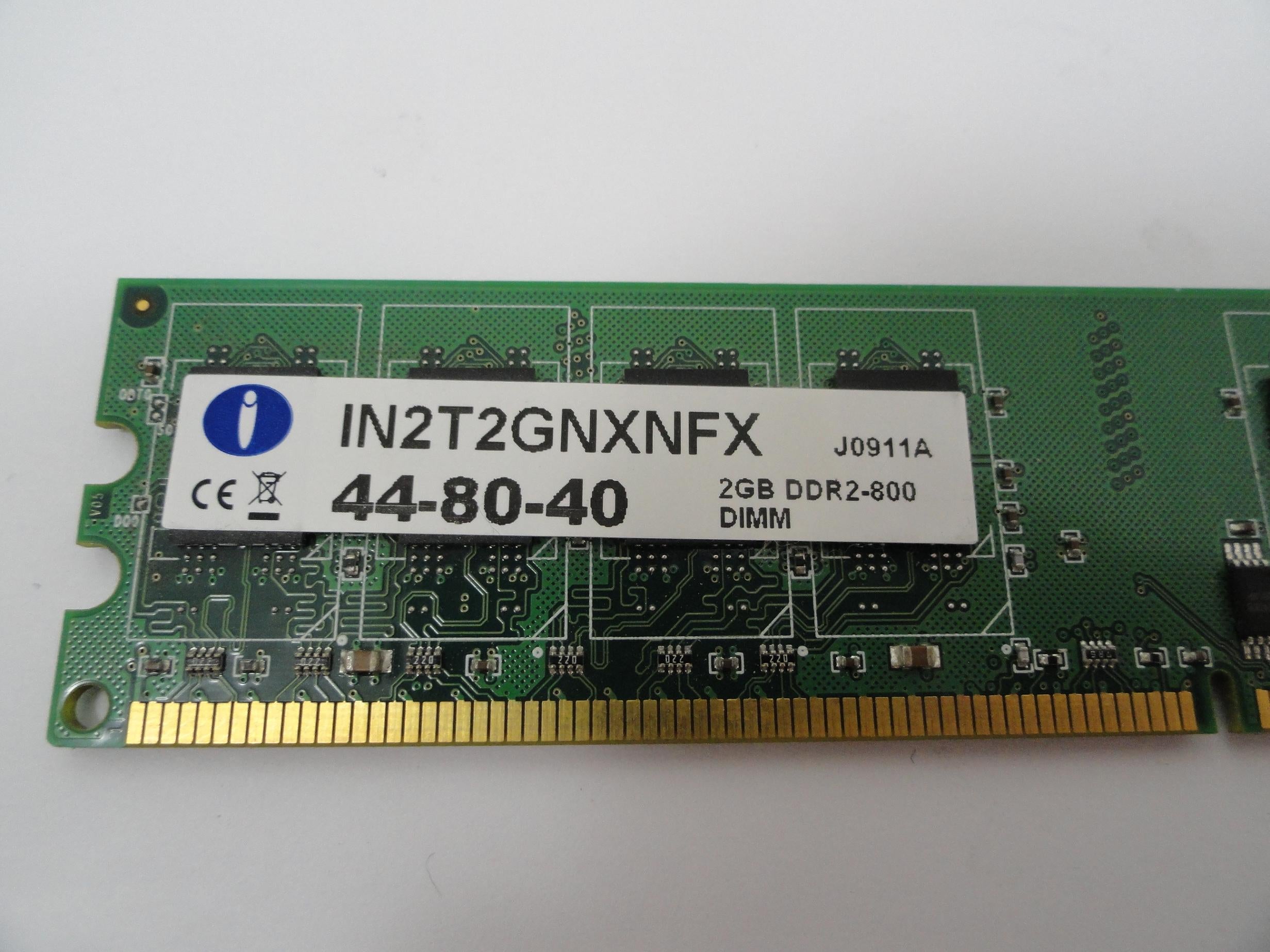 IN2T2GNXNFX - Integral 2Gb DDR2-800 DIMM RAM Module - Refurbished