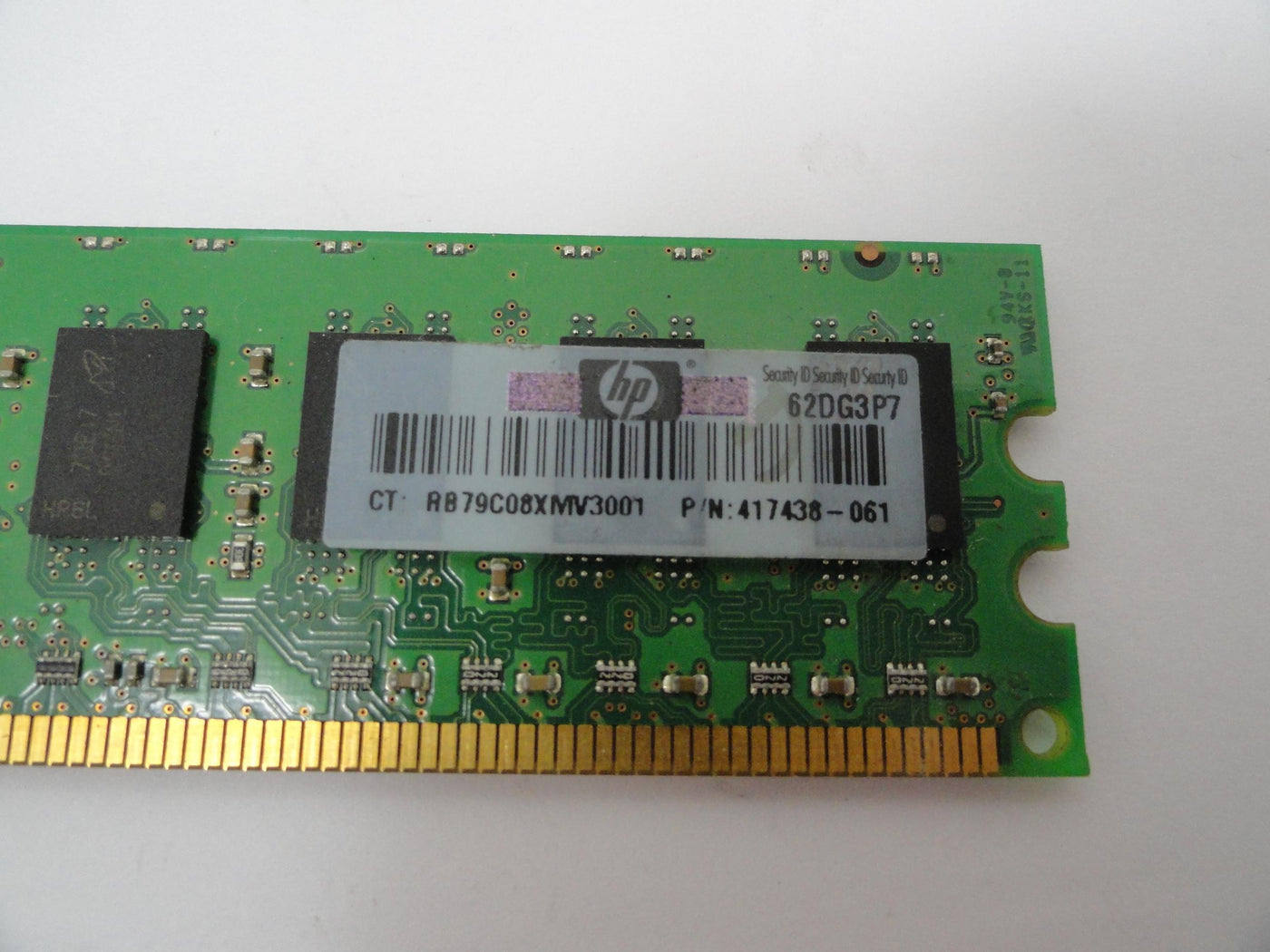 PR16366_MT18HTF25672AY-667E1_HP 2Gb PC2-5300 CL5 DDR2-667 ECC UDIMM RAM Module - Image2