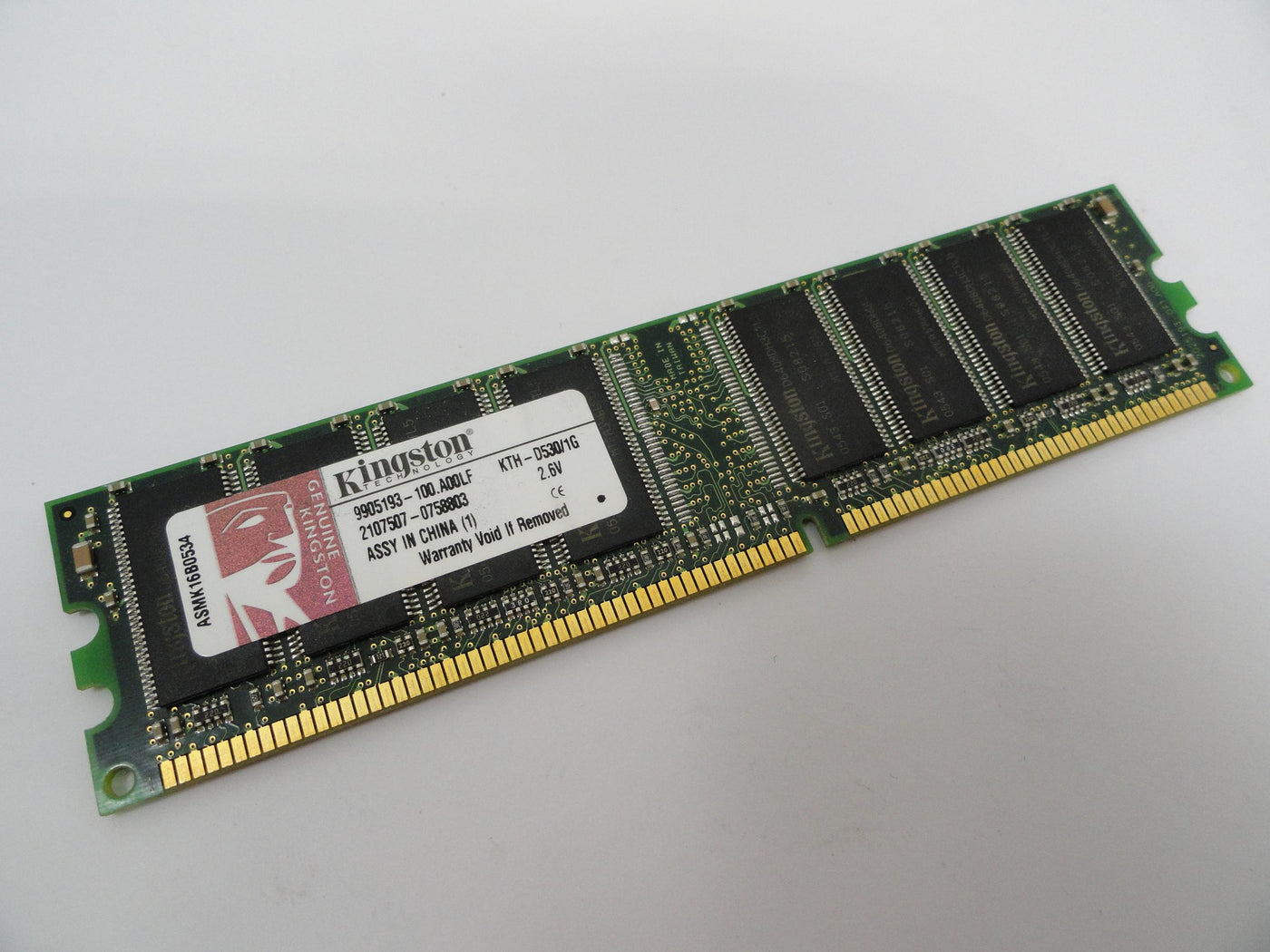PR16369_KTH-D530/1G_Kingston 1Gb DDR PC-3200 184-Pin DIMM RAM Module - Image2