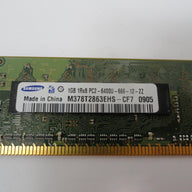 M378T2863EHS-CF7 - Samsung 1Gb 240-Pin PC2-6400 CL6 DDR2-800 UDIMM RAM Module - Refurbished