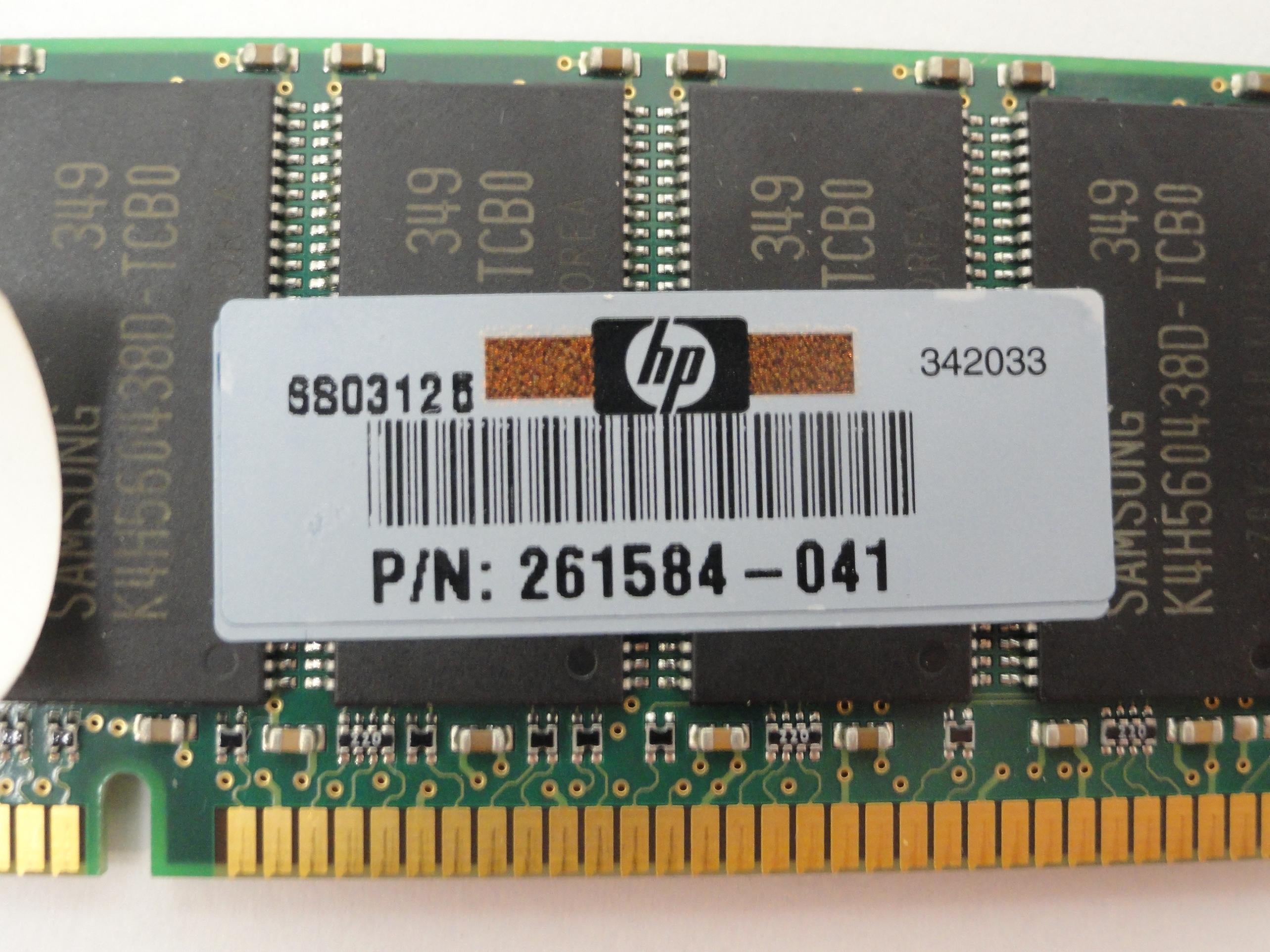 PR17066_PC2100R-25330-M0_Samsung HP 512Mb PC2100 CL2.5 ECC RAM Module - Image3
