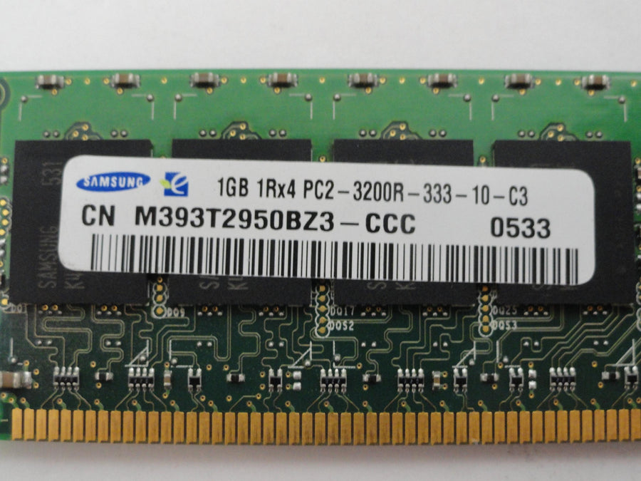 PC2-3200R-333-10-C3 - Samsung HP 1Gb PC2-3200 400MHz CL3 ECC REG RAM - Refurbished