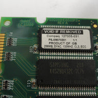127005-031 - Compaq 256Mb PC133 ECC CL3 SDRAM DIMM - Refurbished