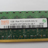 HYMP512R72BP4-E3 - Hynix HP 1Gb PC2-3200R DDR2 ECC Reg Memory - Refurbished