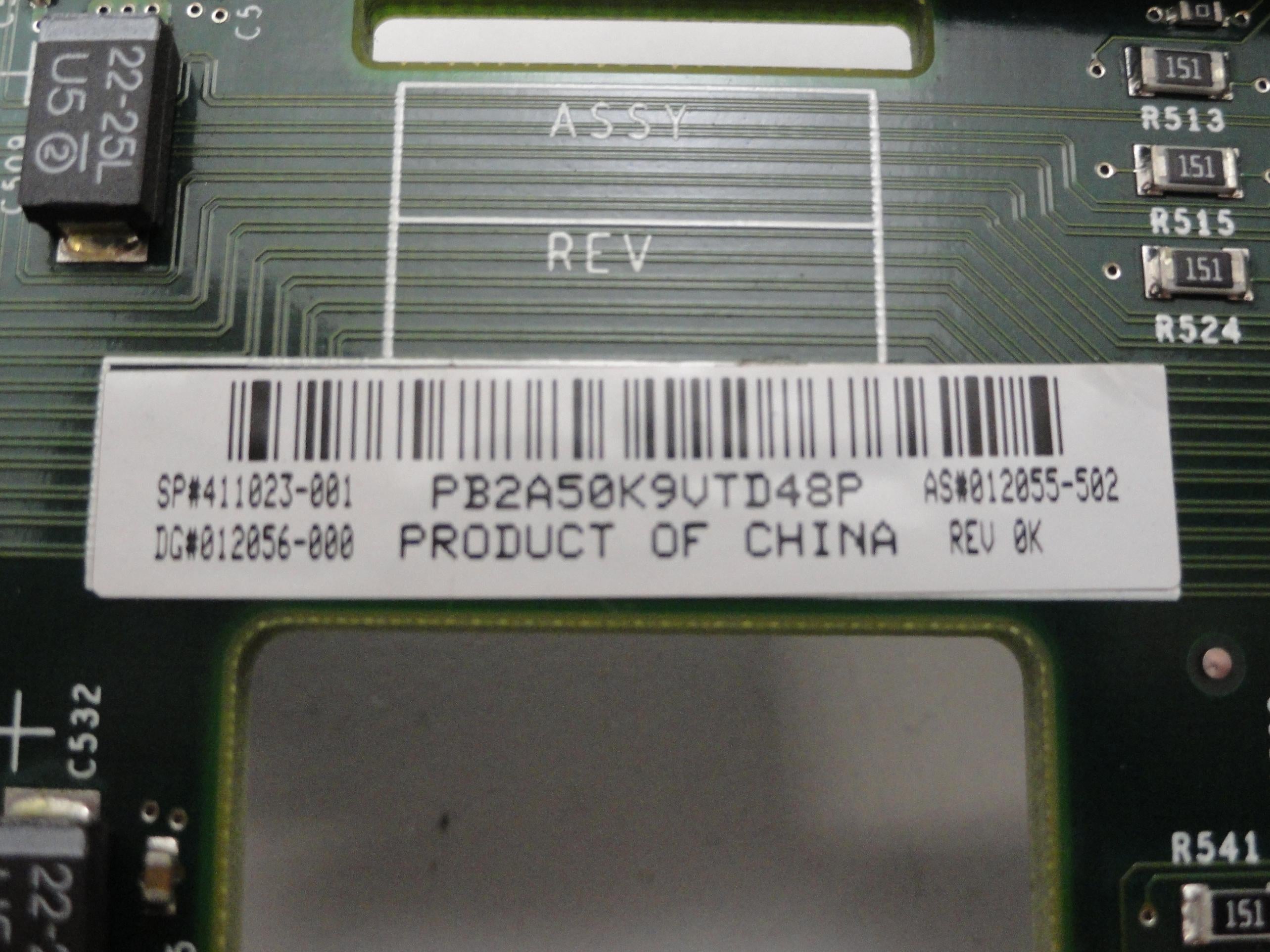 411023-001 - HP Six Bay SCSI 80 Pin Backplane - Refurbished