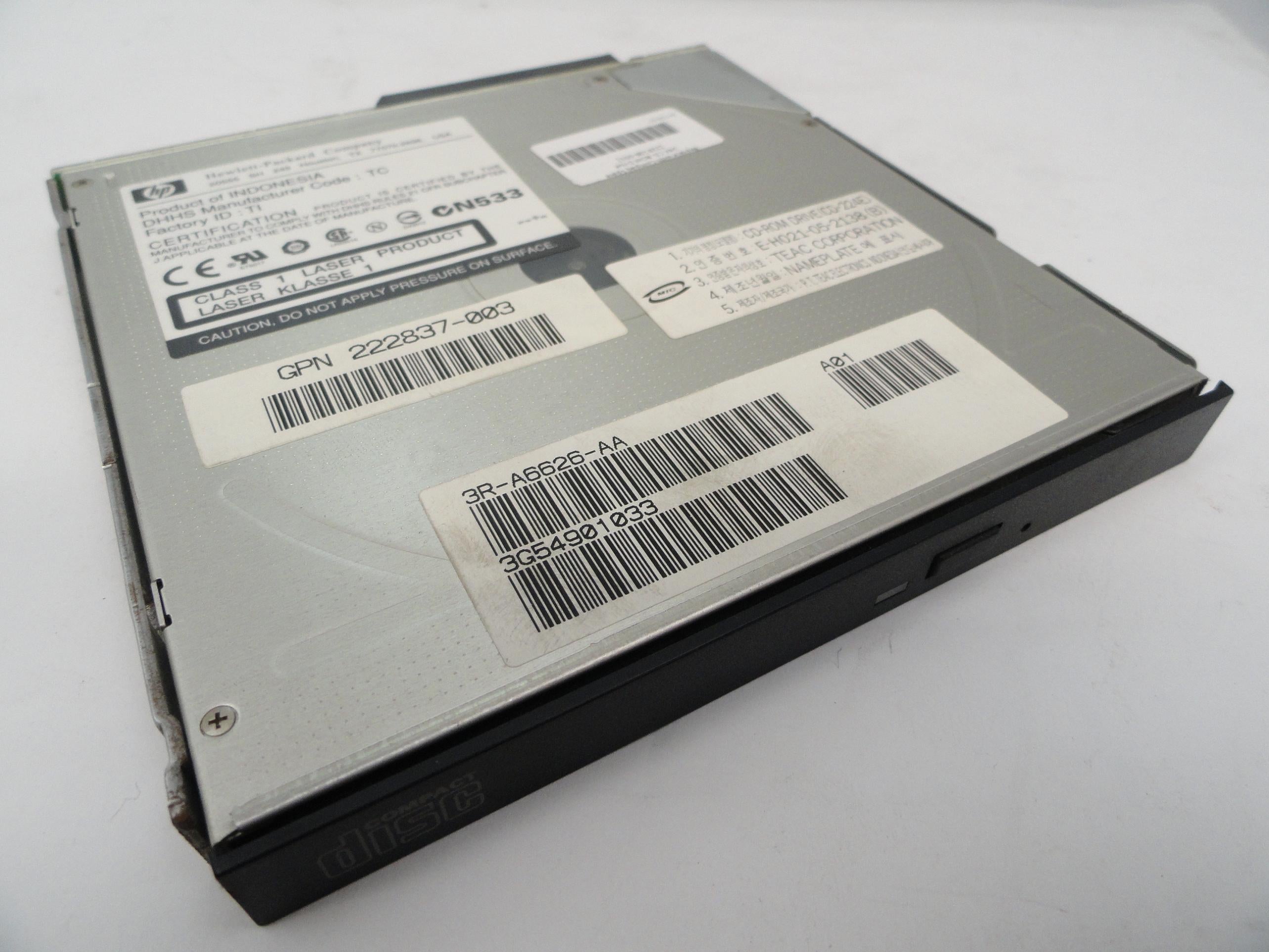 1977047N-C7 - Teac HP Black 5.25in Slimline CD-ROM Drive - Refurbished