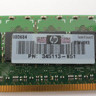 PR10883_PC2-3200R-333-12H0_Elpida HP 1Gb PC2-3200R DDR2-400 CL3 ECC Reg RAM - Image2