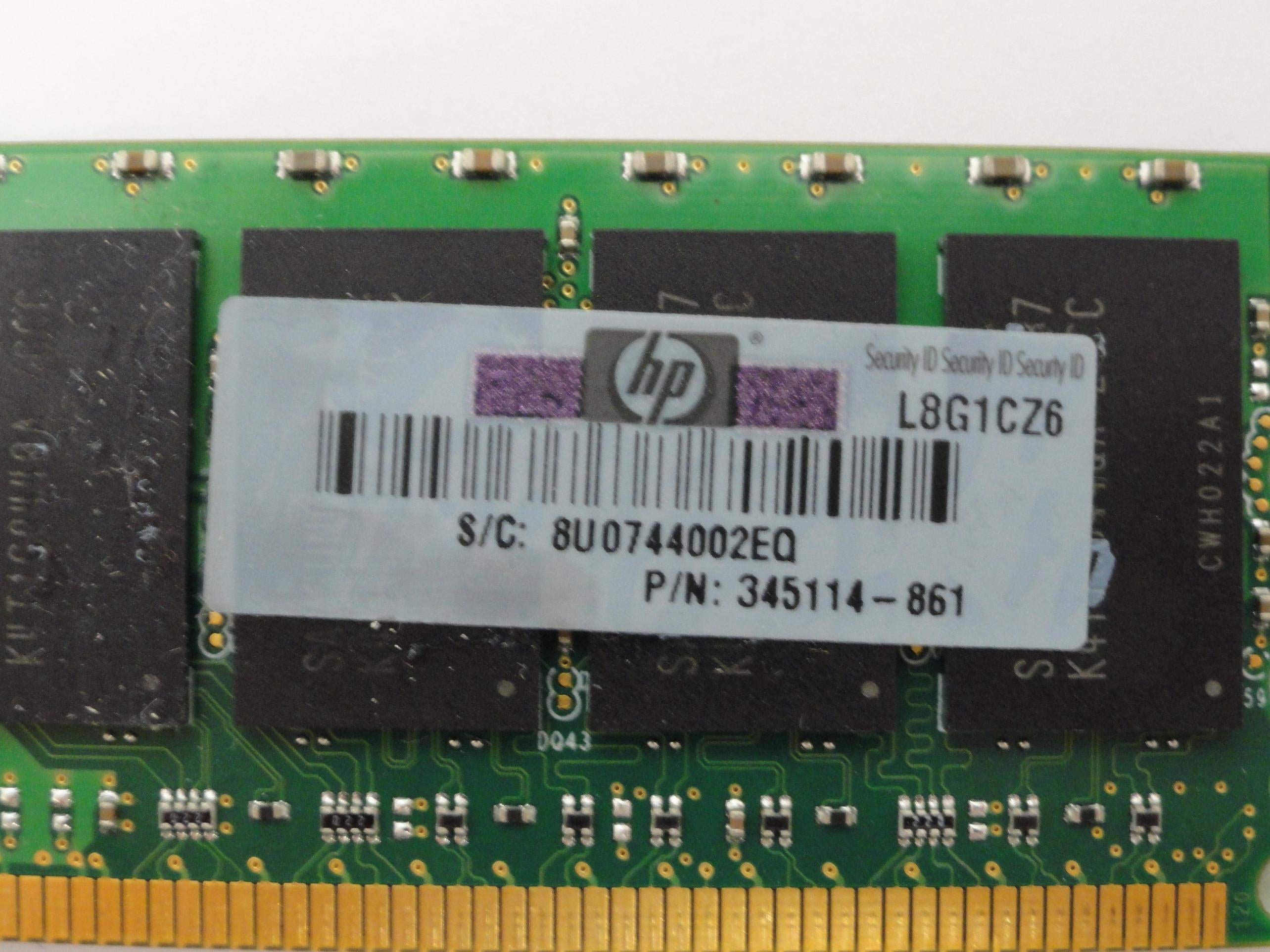 PR17673_PC2-3200R-333-12-C3_Samsung HP 2Gb DDR2-400 PC2-3200R CL3 ECC Reg RAM - Image2