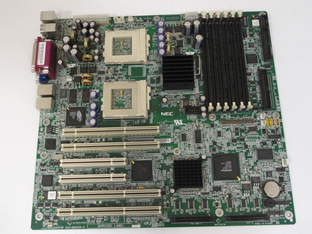 243-650424-2 - NEC Dual Socket 370 Server Motherboard - Refurbished
