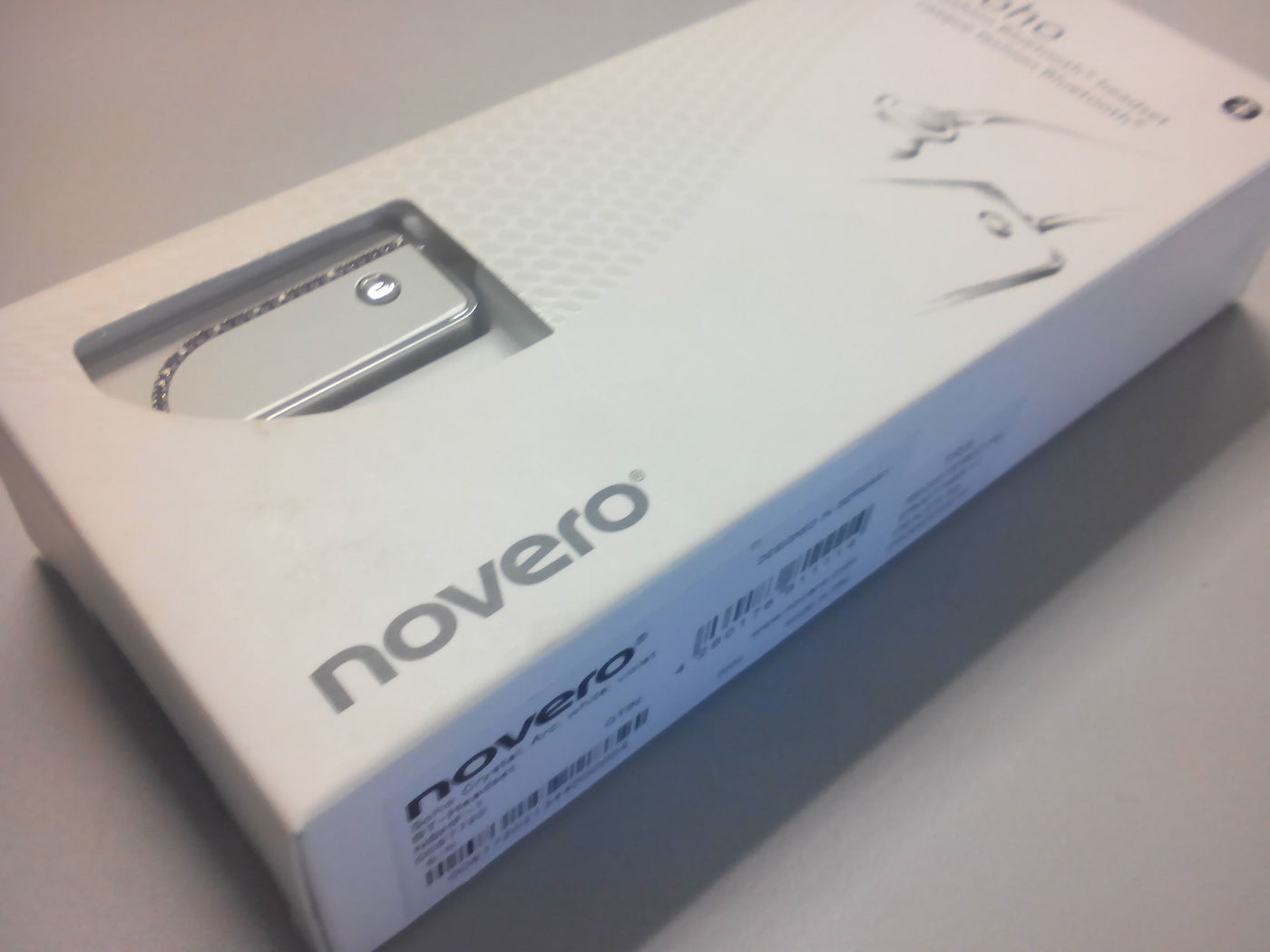 Novero Soho Crystal Arc Bluetooth Headset - White / Violet - PC User | PC Parts And Spares | FREE UK DELIVERY