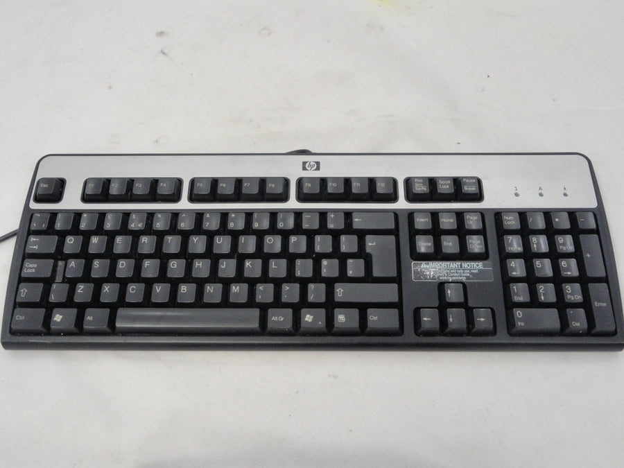 434821-003 - HP Standard UK USB Keyboard Dark Blue and Silver - ASIS