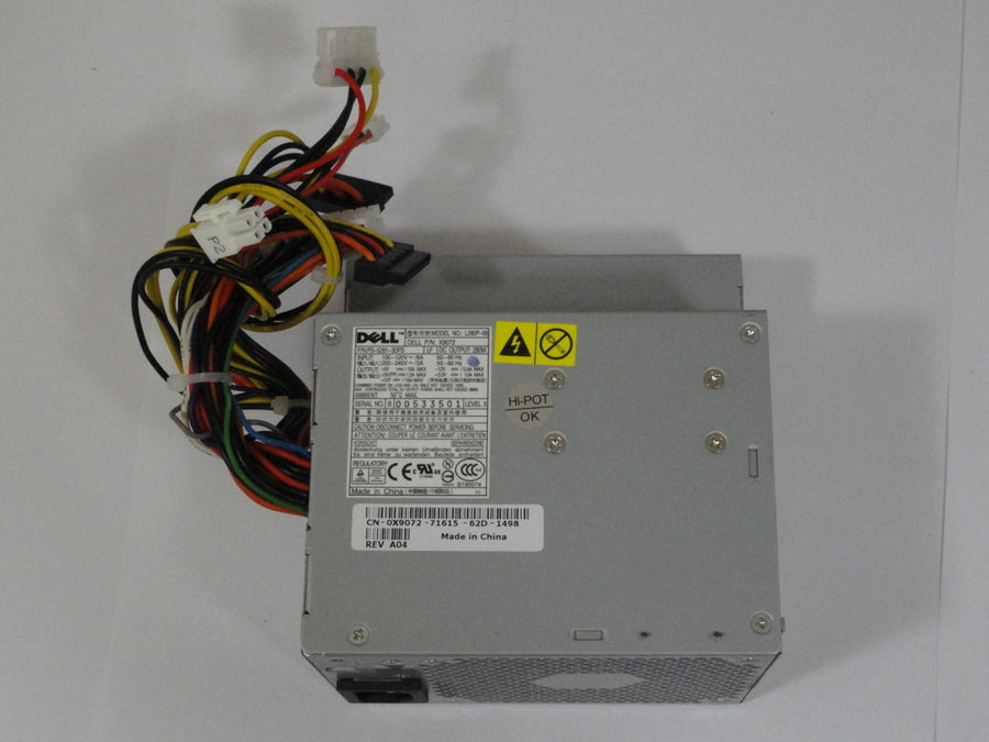 X9072 - Dell 280W Power Supply - Refurbished