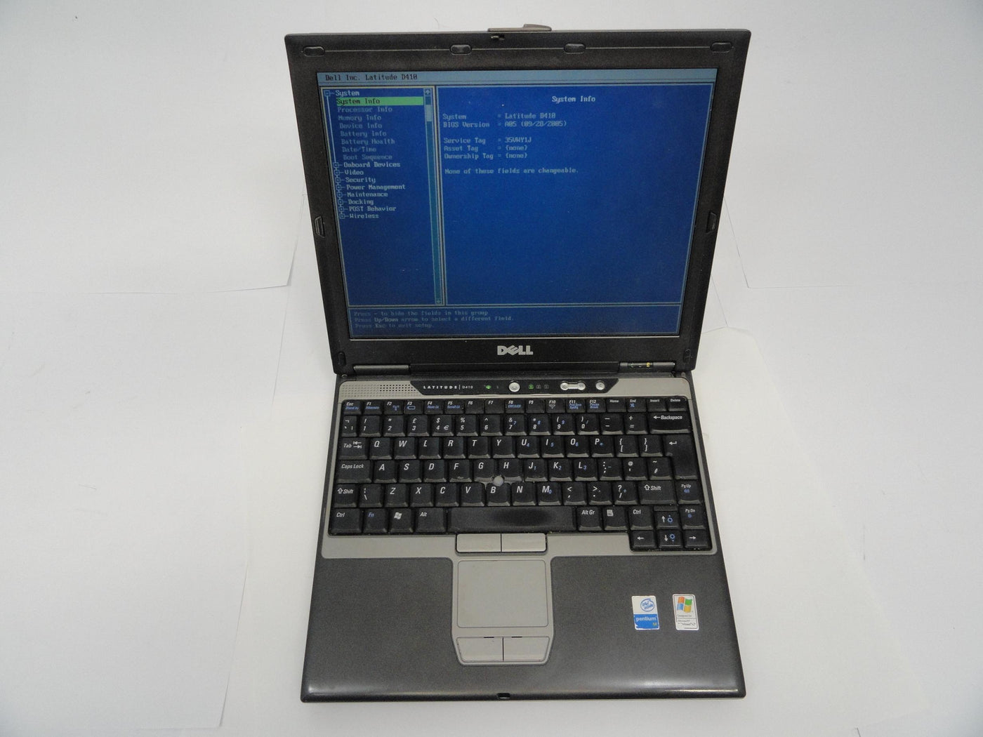PR11540_PP06S_Dell Latitude D410 1.73GHz Cpu 60Gb HDD 512Mb RAM - Image4