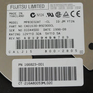 CA01630-B92300CL - Hp/Fujitsu 3.2GB 5400RPM IDE 3.5" HDD - Refurbished