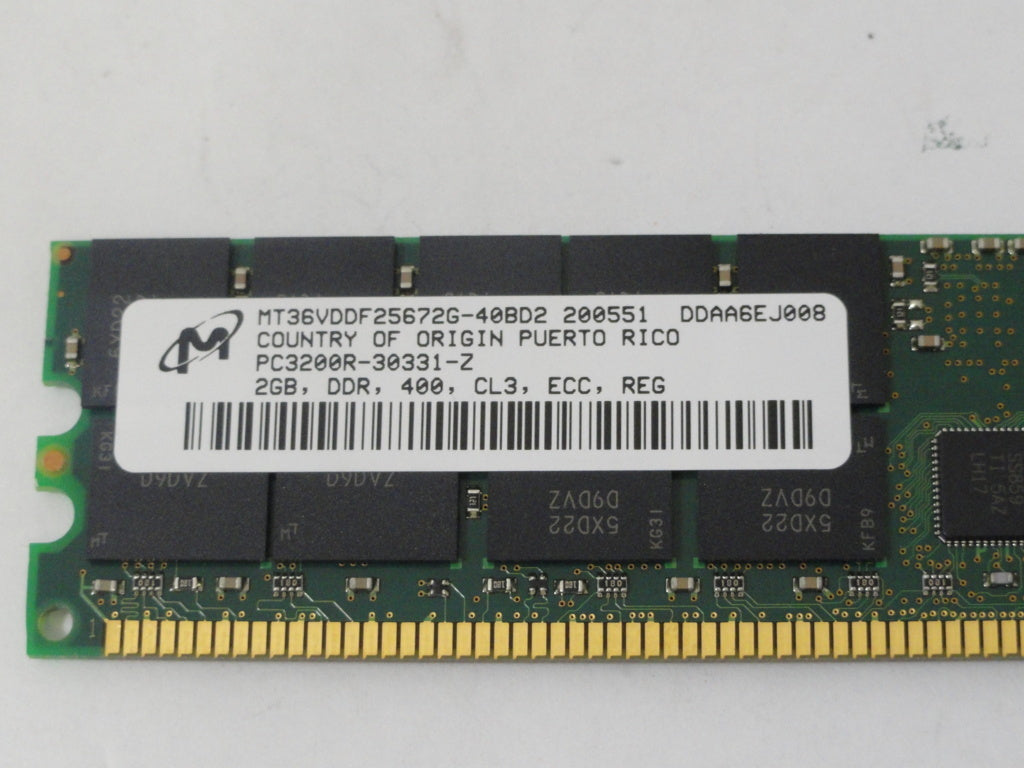 PR11432_MT36VDDF25672G-40BD2_Micron / HP 2GB Memory Module - Image2