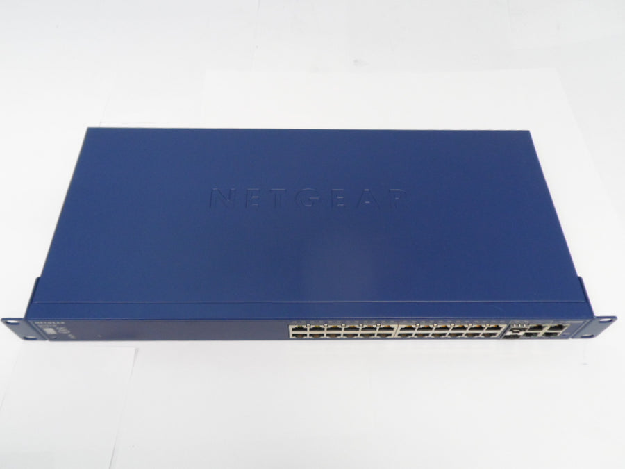 FS728TS - Netgear ProSafe 24+4 Stackable Smart Switch - Blue - USED