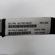 516866-001 - HP 516866-001 DL360 Backplane/Power Cable - Refurbished