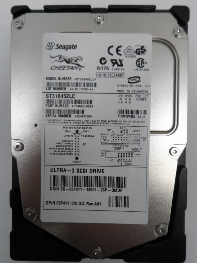 9T4006-028 - Seagate / Dell 18.4GB 3.5" HDD - Refurbished