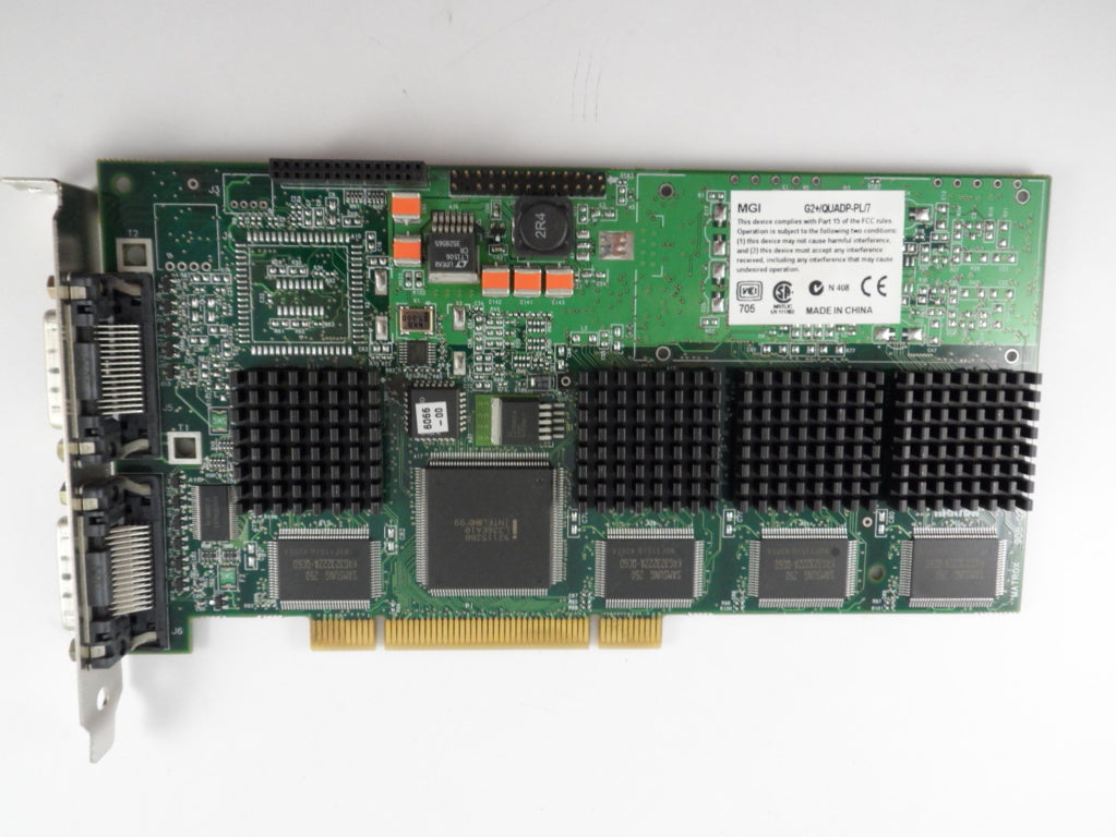 PR10410_G2+QUADP-PL/7_Matrox G200 Quad 32MB PCI VGA Video Card - Image3
