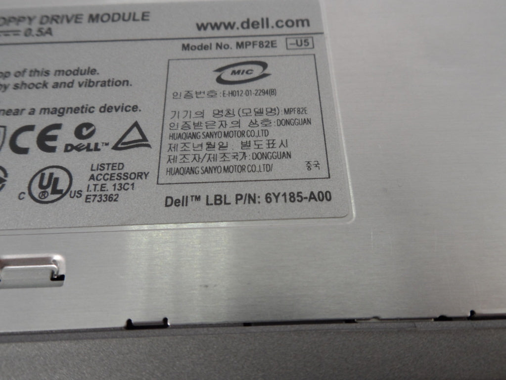 6Y185  - Dell Latitude Internal 3.5 FDD 1.44MB - Refurbished