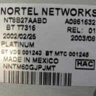 T7316 - Nortel Business Phone T7316 Platinum - USED