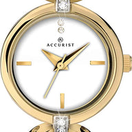Accurist Womens Analogue Classic Quartz Watch with Brass Strap 8257 
