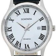 Sekonda Men's Roman Number Leather Strap Watch 1476