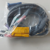 HP 6ft 2-PACK PS2 W/Audio KVM Cable ( 371730-B21 ) NEW