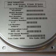 MC5490_9P3003-301_Seagate 20GB IDE 5400rpm HDD - Image3
