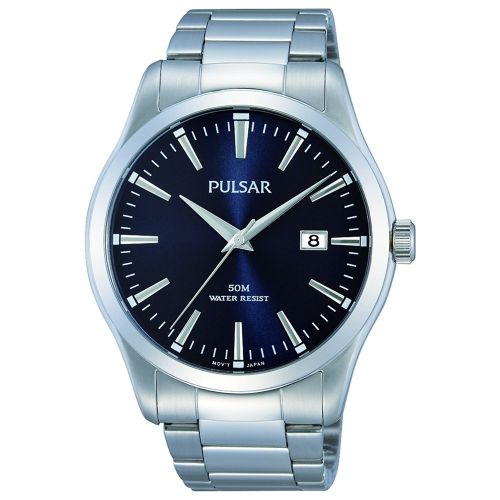 Pulsar Men's Analogue Analog Quartz Watch with Stainless Steel Strap ( PS9297X1 )