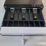 Aures POS Cash Drawer - Black W/ Keys ( 3S333-N-24V ) NOB