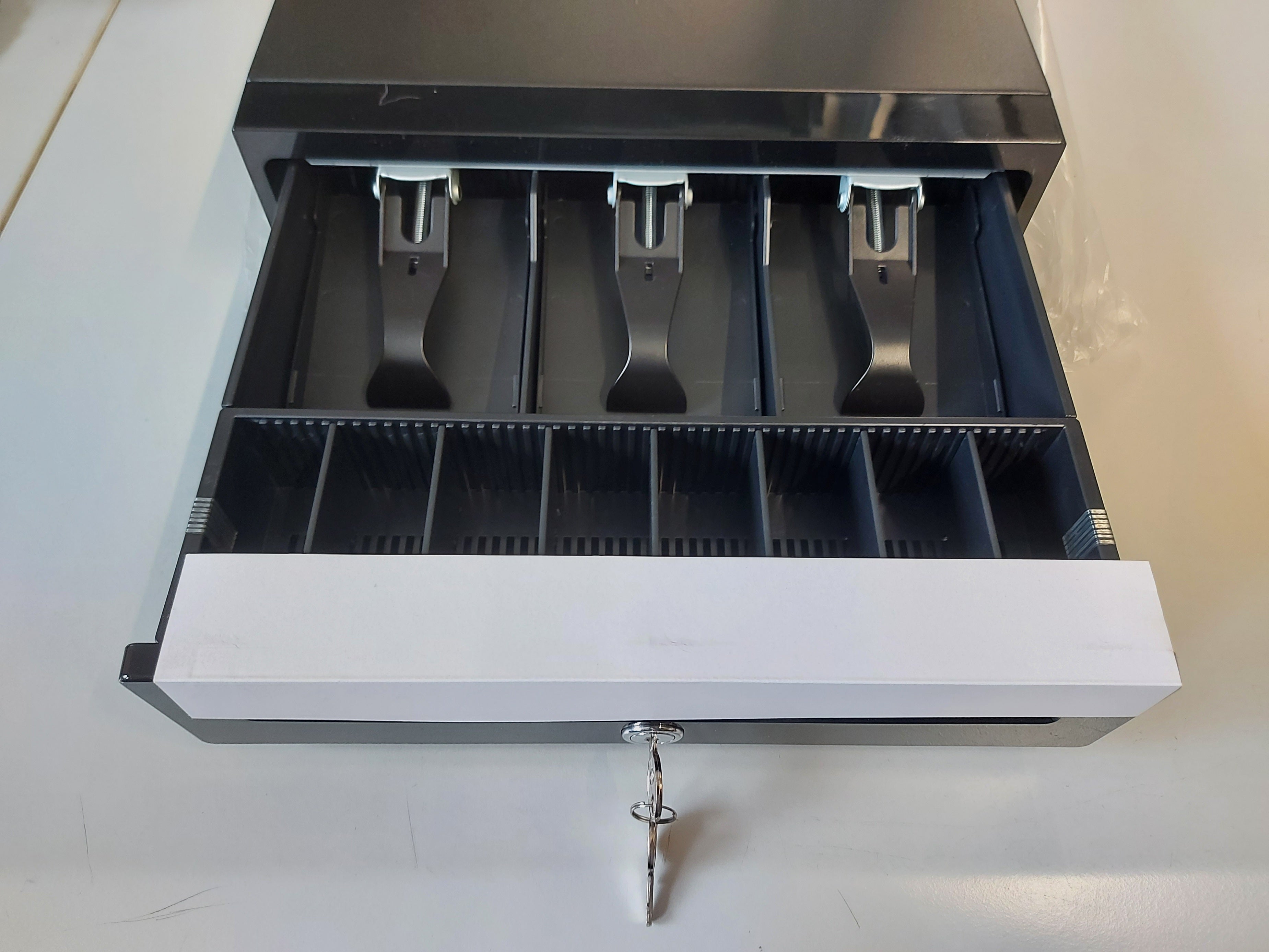 Aures POS Cash Drawer - Black W/ Keys ( 3S333-N-24V ) NOB