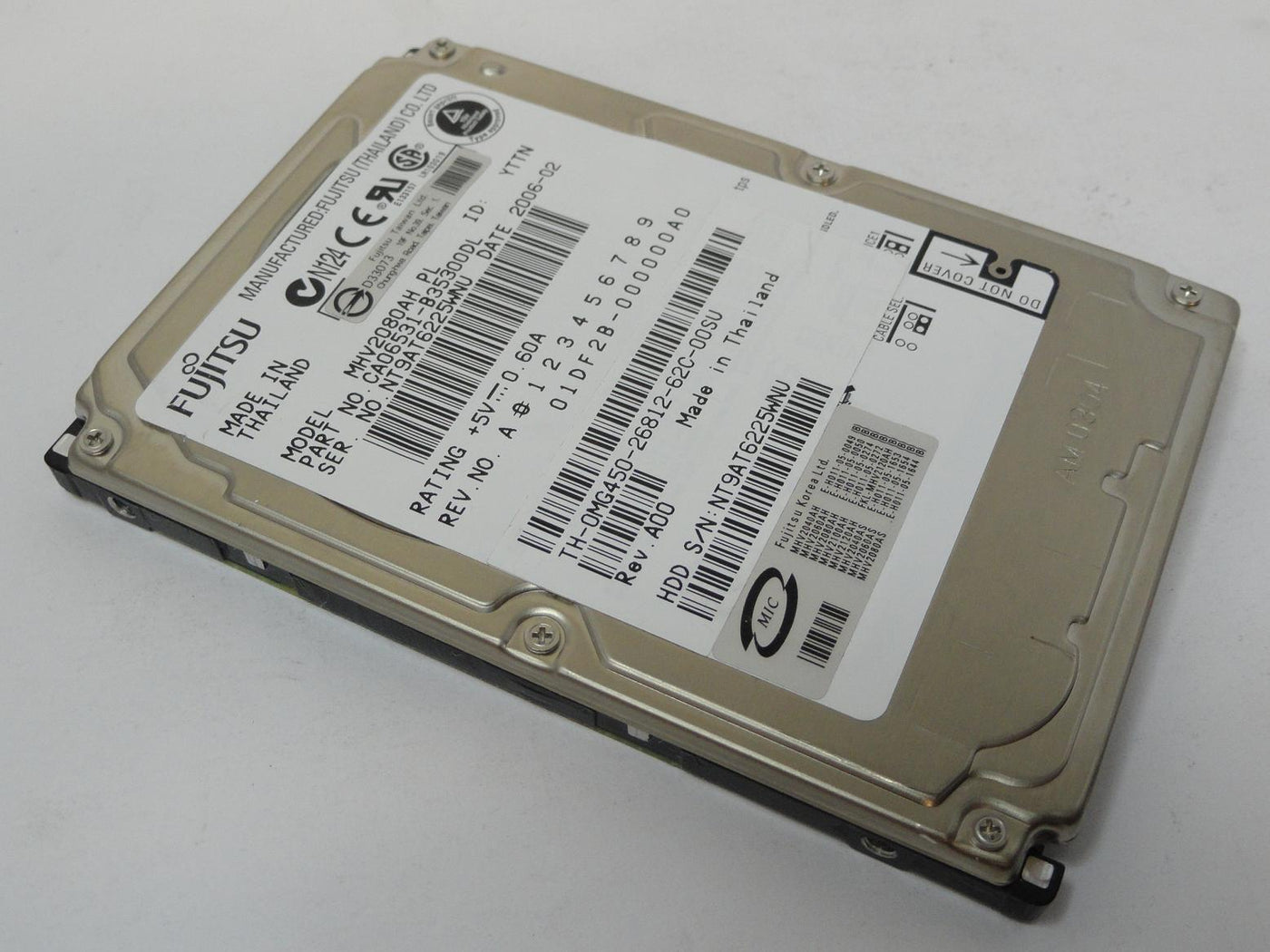 CA06531-B35300DL - Fujitsu Dell 80GB IDE 5400rpm 2.5in HDD - Refurbished